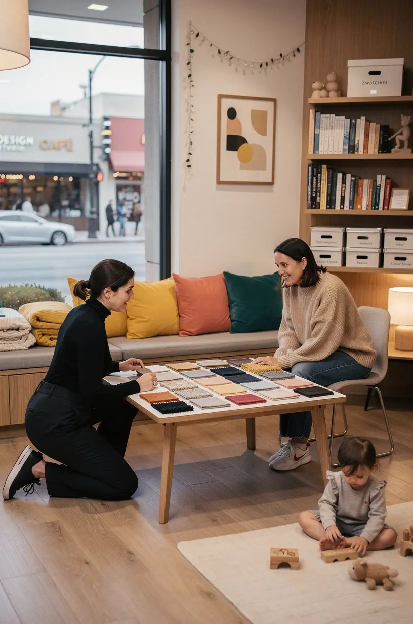 Cozy home accessories enhancing comfort and decor.